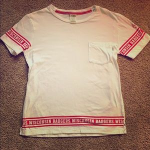 PINK Wisconsin Badgers Tshirt